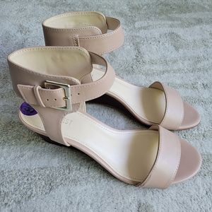 Nine West "Pepper" Wedge Sandals